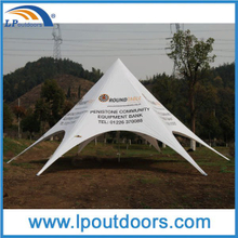 白色PVC广告展示单顶飞行帐篷