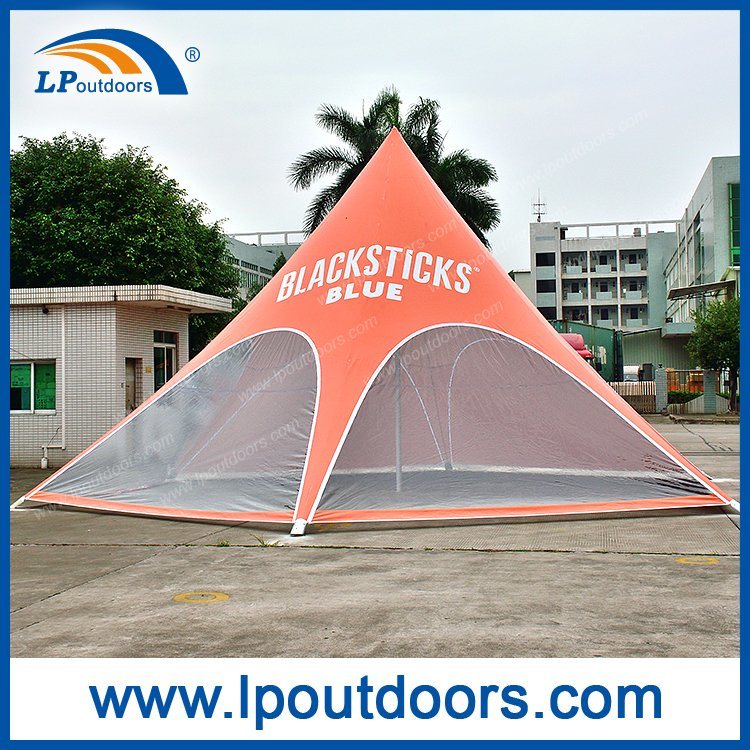 室外直径10米抗风单顶星形帐篷