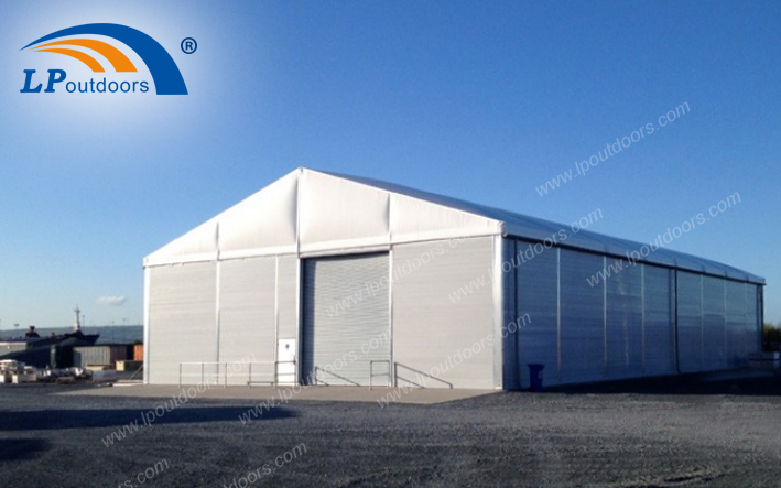 可移动定制铝合金结构工业仓库车间篷房注重安全和实用性